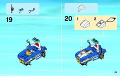 LEGO 60086 instructions page 23 – build guide