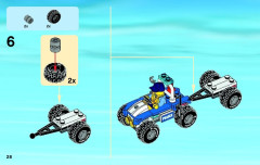 LEGO 60086 instructions page 28 – build guide