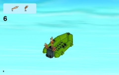 LEGO 60086 instructions page 8 – build guide