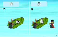 LEGO 60086 instructions page 9 – build guide