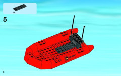 LEGO 60086 instructions page 8 – build guide