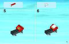 LEGO 60088 instructions page 9 – build guide