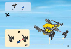 LEGO 60090 instructions page 15 – build guide
