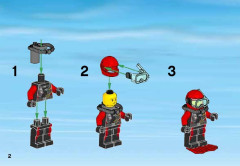 LEGO 60090 instructions page 2 – build guide