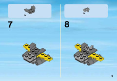 LEGO 60090 instructions page 9 – build guide