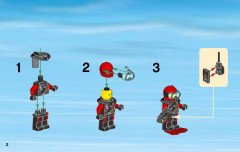 LEGO 60091 instructions page 2 – build guide