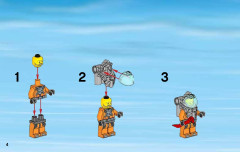 LEGO 60091 instructions page 4 – build guide