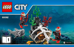 LEGO 60092 instructions page 1 – build guide