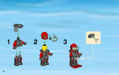 LEGO 60092 instructions page 4 – build guide