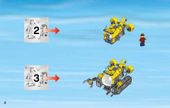 LEGO 60092 instructions page 2 – build guide