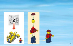 LEGO 60092 instructions page 3 – build guide