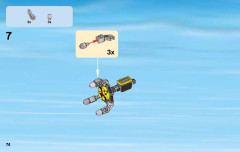 LEGO 60092 instructions page 74 – build guide