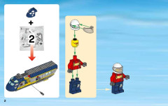 LEGO 60093 instructions page 2 – build guide