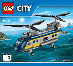 LEGO 60093 instructions page 1 – build guide