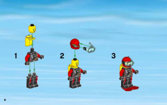 LEGO 60096 instructions page 6 – build guide