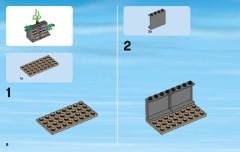 LEGO 60096 instructions page 8 – build guide