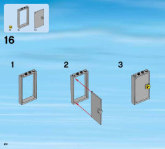 LEGO 60096 instructions page 20 – build guide