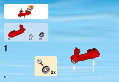 LEGO 60097 instructions page 6 – build guide