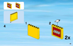 LEGO 60097 instructions page 45 – build guide