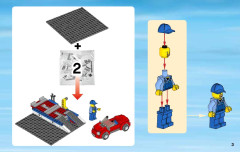 LEGO 60097 instructions page 3 – build guide