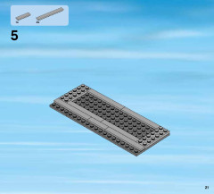 LEGO 60097 instructions page 21 – build guide