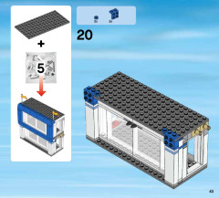 LEGO 60097 instructions page 43 – build guide