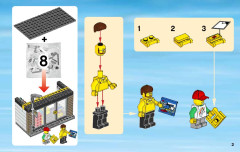 LEGO 60097 instructions page 3 – build guide