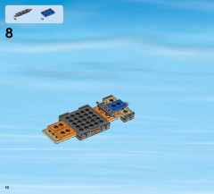 LEGO 60097 instructions page 10 – build guide