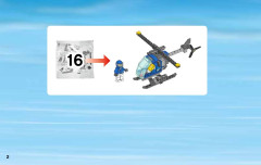 LEGO 60097 instructions page 2 – build guide