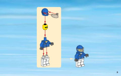 LEGO 60097 instructions page 3 – build guide