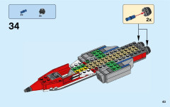 LEGO 60103 instructions page 43 – build guide