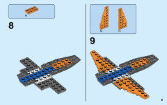 LEGO 60103 instructions page 9 – build guide