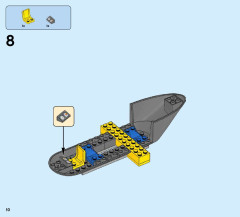 LEGO 60108 instructions page 10 – build guide