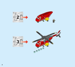 LEGO 60108 instructions page 2 – build guide