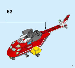 LEGO 60108 instructions page 61 – build guide