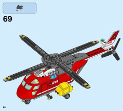 LEGO 60108 instructions page 68 – build guide