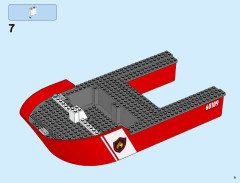 LEGO 60109 instructions page 9 – build guide