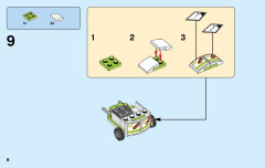 LEGO 60110 instructions page 8 – build guide