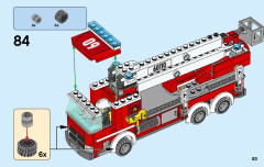 LEGO 60110 instructions page 83 – build guide
