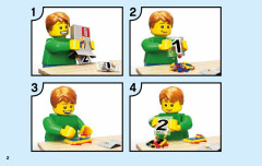 LEGO 60111 instructions page 2 – build guide