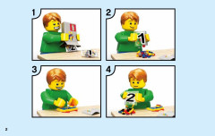 LEGO 60112 instructions page 2 – build guide