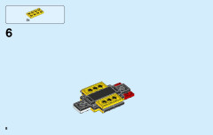 LEGO 60113 instructions page 8 – build guide