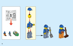 LEGO 60118 instructions page 4 – build guide