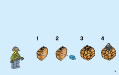 LEGO 60121 instructions page 5 – build guide