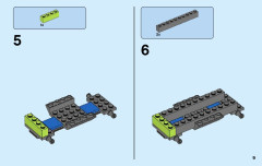 LEGO 60121 instructions page 9 – build guide