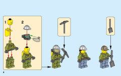 LEGO 60122 instructions page 4 – build guide