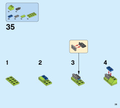 LEGO 60122 instructions page 35 – build guide