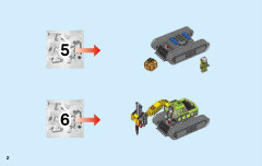 LEGO 60124 instructions page 2 – build guide