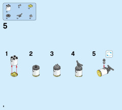 LEGO 60129 instructions page 8 – build guide