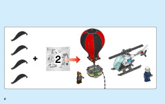 LEGO 60130 instructions page 2 – build guide